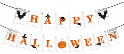 Produktbild von PartyPal Girlande Happy Halloween 250 cm