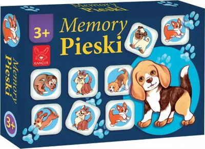 Produktbild von KANGUR Memory-Spiel Hunde 40841