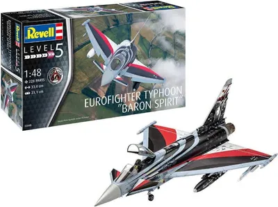 Zdjęcie produktu dla Revell 03848, Samolot, Zestaw montażowy, 1:48, Eurofighter Typhoon "BARON SPIRIT", Chłopiec, Plastik