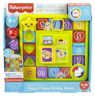 Produktbild von Fisher-Price Laugh & Learn HRB77, 0,75 Jahr(e), Mit Ton, Sprachfunktion, Batterien erforderlich, AA, Kunststoff