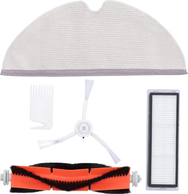 Image de Brosse principale -Filtre latéral -Nettoyage d'écran Mop -Kit de remplacement Adaptation pour Xiaomi 1C -Balayeuse