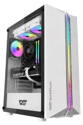 Produktbild von Gaming PC ZyberX Pulser | AMD Ryzen 5 5500 | GeForce RTX 5060 Ti | 16 GB DDR4 RAM | 1 TB NVMe SSD | Gaming Computer Desktop PC