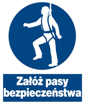Produktbild von ZNO-15 - Arbeitsschutzzeichen - Sicherheitsgurt anlegen