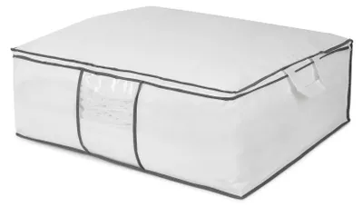 Obrázok produktu pre Skladovacie boxy Compactor - Textilný skladovací box 59x69x26 cm, biely RAN633