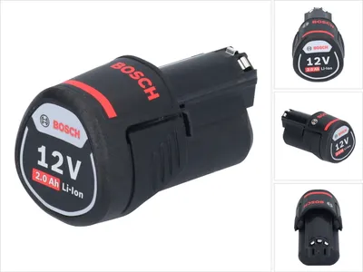 Zdjęcie produktu dla Bosch GBA 12V 2.0AH, Bateria, Litowo-jonowa (Li-Ion), 2 Ah, 12 V, Bosch, Czarny