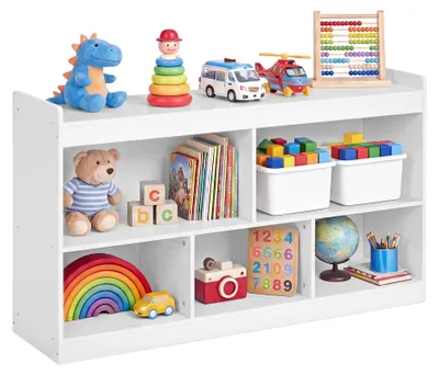 Image de SONGMICS, étagère pour enfants, 5 compartiments ouverts, 30 x 112,2 x 65 cm