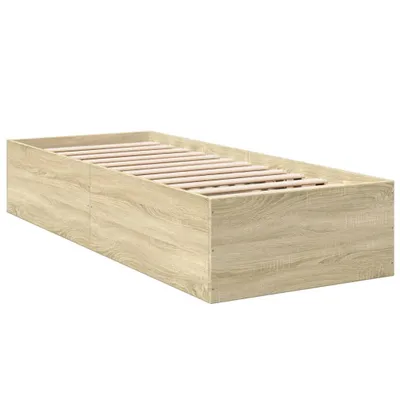 Obrázek produktu pro vidaXL Postel Sonoma Dub 90x190 cm výrobek ze dřeva