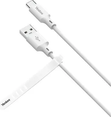 Image de YENKEE YCU 315 WH Câble de synchronisation et de chargement 2.0 USB A - USB C