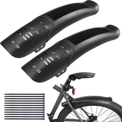 Produktbild von Fahrrad Schutzblech Set Vorne und Hinten Bike Fender Universal Schutzbleche Fuer MTB Rennrad Quick-Release Geeignet fš¹r Fahrr?der von 20-26 Zoll