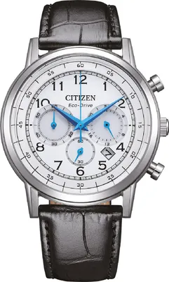 Citizen CA4630-02A Eco-Drive Chronograph Herrenuhr mit Lederband 1