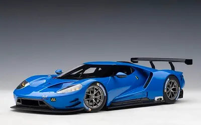 Produktbild von AUTOart 81812 - 1/18 Ford GT LM Plain Body Version (2018) - Lightning Blue - Neu