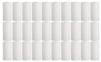 Bonpapierrollen 57x30 mm, 30 Rollen, Thermopapier, 5 m, für Minidrucker