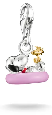 Produktbild von Thomas Sabo 2244-427-7 Charm Snoopy Woodstock und Schwimmring 925 Silber
