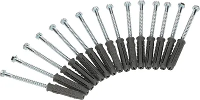 Produktbild von KOTARBAU® Universaldübel mit Hexkopfschraube 15 Stk. 10x80mm Verbindungselemente aus Metall und Kunststoff