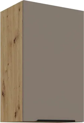 Obrázok produktu pre Horná kuchynská skrinka LUNARA - šírka 45 cm, tmavo béžová / dub artisan