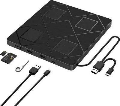 Image de Lecteur DVD externe portable pour ordinateur portable - Graveur de DVD
