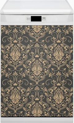 Produktbild von Magnet für Spülmaschine Abwaschbar 45x80 cm Magnet für Spülmaschine Magnetmatte Nachbildung - Goldverzierung