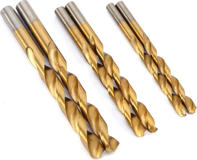 Produktbild von 99-teiliges Spiralbohrer-Set, HSS, titanbeschichtet, Holzbearbeitungsbohrer-Set, 1,510 mm