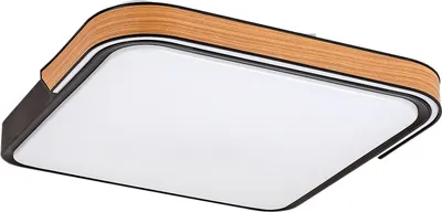 Zdjęcie produktu dla Plafon RGB z pilotem 50 cm LED 48W czarny matowy kwadratowy Arild 71146 Rabalux