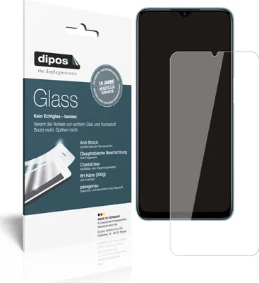Produktbild von 2x Schutzfolie für Oppo A56 - Anti-Shock 9H Folie dipos Glass Kunststoffglas