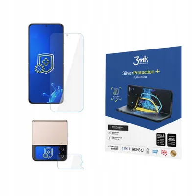 Produktbild von 3mk Display Antimikrobielle Schutzfolie SilverProtection+ Folded Edition für Samsung Galaxy Z Flip40