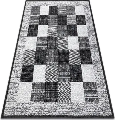 Produktbild von Teppich BCF Morad RAFIA Rechtecke, geometrisch - grau Grau 120x170 cm