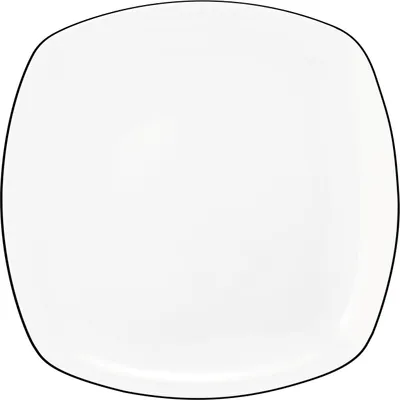 Produktbild von Seltmann Weiden Frühstücksteller eckig 20 cm Lido Black Line 001.750526