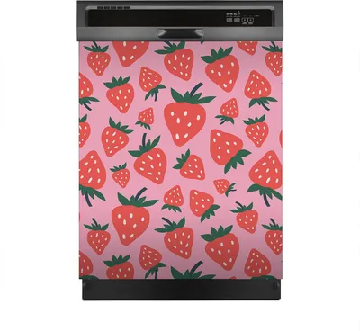Produktbild von Magnete Dekorative 60x70 cm Küche Magnetmatte Spülmaschine - Erdbeeren Früchte