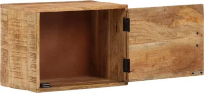 Produktbild von vidaXL Wand-Nachttisch 40x30x25 cm Massivholz Mango