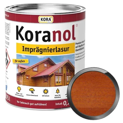 Produktbild von KORA Koranol Imprägnierlasur 0.75 Liter Teak