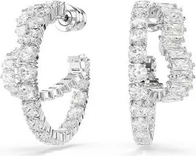 Produktbild von Swarovski Matrix Kreolen 5705748 Ohrringe