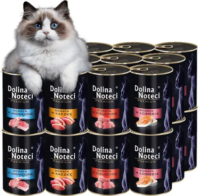 Zdjęcie produktu dla Dolina Noteci Premium Mokra karma puszka dla kota jagnięcina 400g