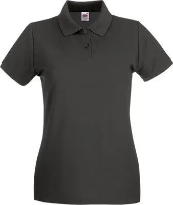 Immagine prodotto di Fruit of the Loom - Polo "Premium" da donna a maniche corte BC1377 (S) (antracite chiaro)