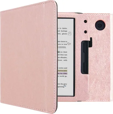 Productafbeelding van imoshion Vegan Leather Bookcase voor de Kobo Libra Colour - Rosé Goud