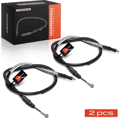 Image de Frankberg 2x Câble de frein à main Essieu arrière des deux côtés pour Citroën C8 Fiat Ulysse Peugeot Lancia