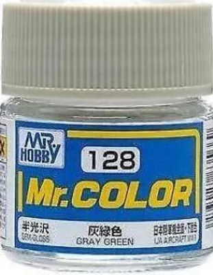 Produktbild von Mr Hobby - Gunze C-128 - Mr. Color (10 ml), Gray Green