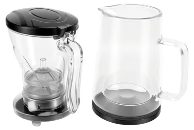 Produktbild von Kaffeekanne aus Borosilikatglas, Set mit Filtertasse, für Filterkaffee, mit ergonomischem Griff und gleichmäßigem Ausgießer