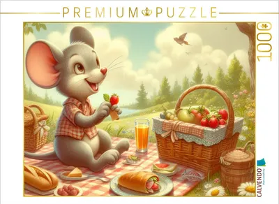Produktbild von CALVENDO Puzzle Das Sommerpicknick | 1000 Teile Lege-Größe 64x48cm Foto-Puzzle für glückliche Stunden