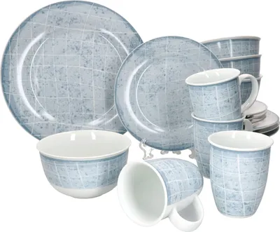 Obrázek produktu pro Ritzenhoff 16ks Nordic Ellen 4ks Kombinovaná sada Porcelánový hrnek Talíř Miska