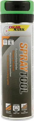 Produktbild von Spraytool Markierungsspray neongrün Sprühfarbe Farbspray für Baustellen 500 ml