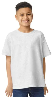 Image de Gildan - T-shirt pour enfant, modèle LT2545 (taille L), couleur gris chiné