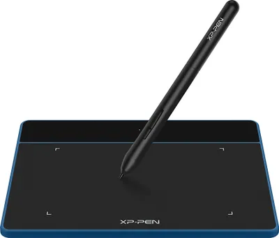 Immagine prodotto di XP-PEN Deco Fun XS tavoletta grafica con superficie di lavoro 4,8 "x3" Superficie di lavoro, pen tablet con 8192 livelli di pressione, signature pad per PCAnrdoid/Linux/Chromebook (Blu)