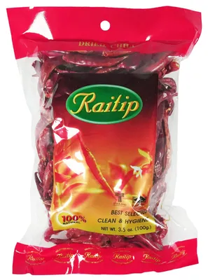Produktbild von Raitip Thai Chili ganz getrocknet 100g