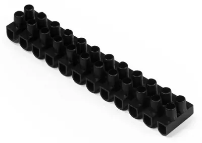 Produktbild von Lüsterklemme McPower, 12 Klemmen, 2,5mm², 3A, schwarz
