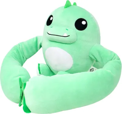 Image de Crocodile câlin Knuddelpfoten – Doudou en peluche vert