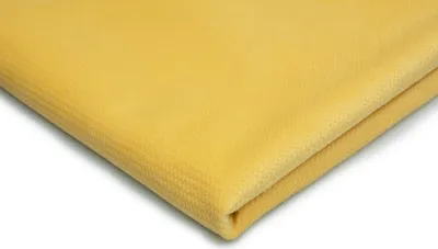 Obrázok produktu pre Zamatová zamatová tkanina žltá 50 x 160 cm