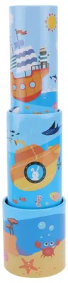Produktbild von Monokulares Teleskop Spielzeug Handteleskop Kinderteleskop - Ocean Sky-Blau - Vertinntes Eisen - Lernspielzeug