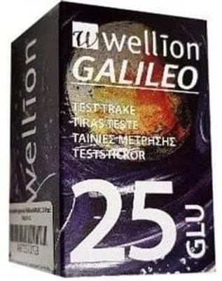 Obrázok produktu pre Wellion Galileo glukózové testovacie prúžky 25 ks