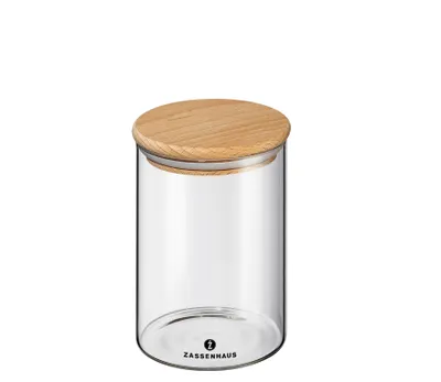 Image de Zassenhaus Vorratsglas mit Holzdeckel 850 ml 56464 4006528056464