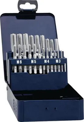 Produktbild von Handgewindebohrersatz DIN 352 M3-M12 HSS 21tlg.PROMAT